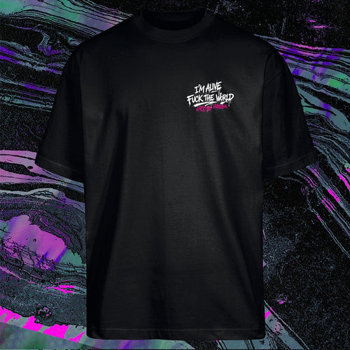 Fuck the world - Black/Magenta